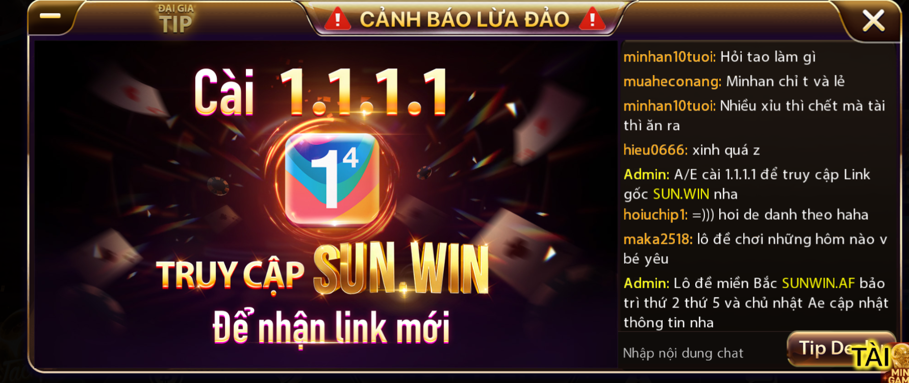 Phải bảo đảm tiêu chuẩn bảo mật tại cổng game Sunwin