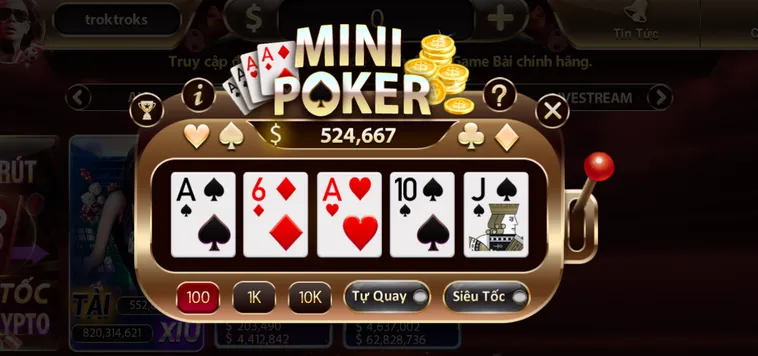 Hướng Dẫn Cách Chơi Minigame Mini Poker Tại SunWin Đạt Tỷ Lệ Thắng Cao Nhất