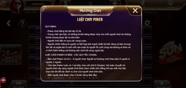 Hướng Dẫn Cách Chơi Poker Tại SunWin Mang Lại Hiệu Quả Kinh Tế Vượt Trội