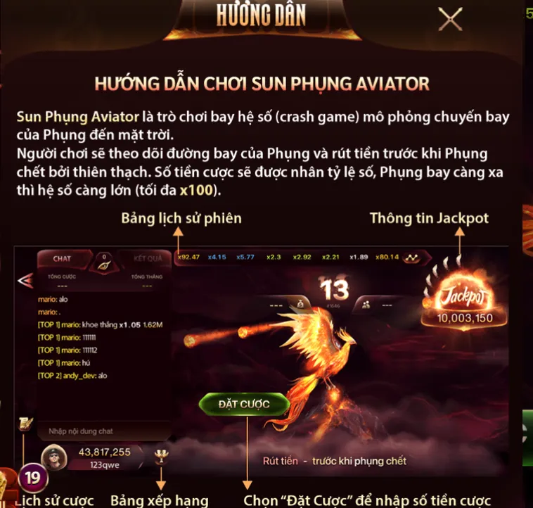Hướng Dẫn Cách Chơi Minigame Sun Phụng Tại SunWin Để Săn Jackpot Lớn