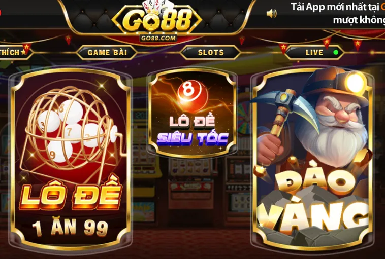 Lô đề Go88 một trong những nhà cái an toàn uy tín nhất.